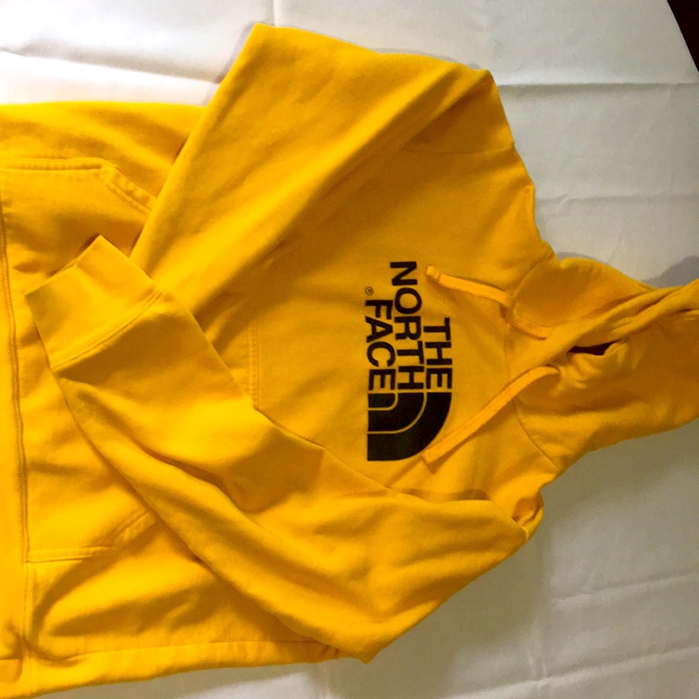 Yellow North Face Sweatshirt